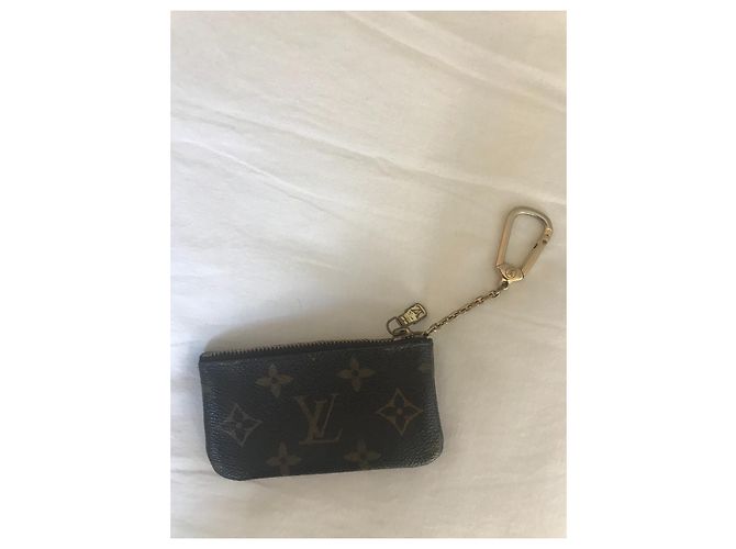 Portachiavi Louis Vuitton Monogramma Marrone Scuro - vista 5