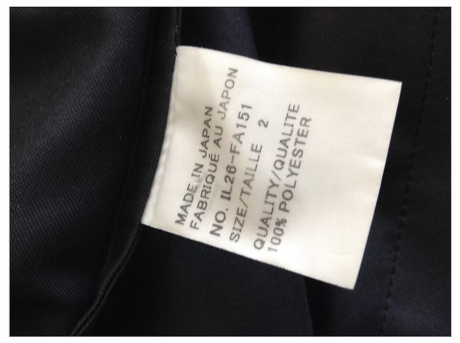 Issey Miyake Gabardina larga oversize Negro - vista 4