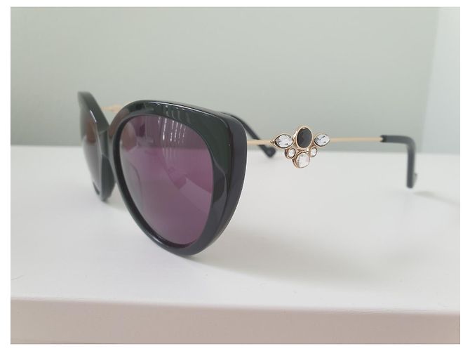 Occhiali da sole Liu.Jo LJ686sr Cat Eye Neri Grigi Nero Grigio - vista 5