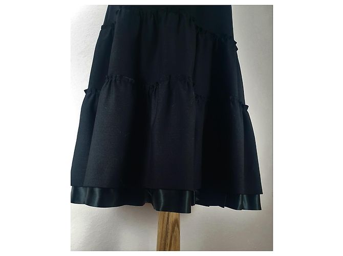 Falda negra Filippa K de lana L Negro - vista 4