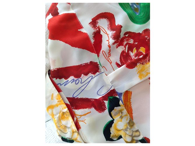Cambon Chanel Camicetta 100% soie Bianco sporco - vista 4