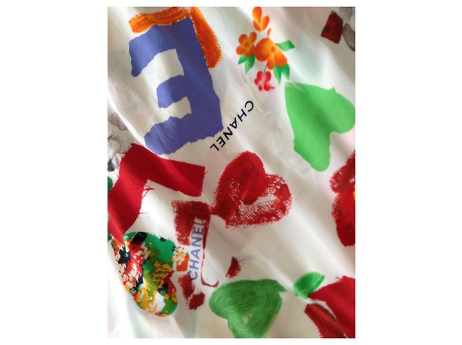 Cambon Chanel Camicetta 100% soie Bianco sporco - vista 7