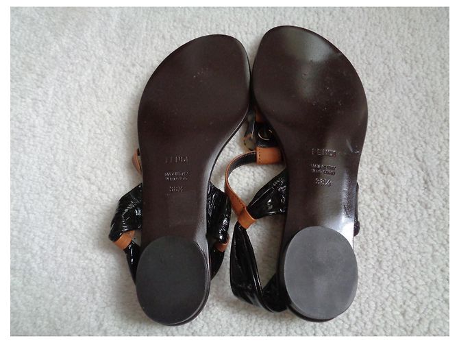 Fendi Sandalen Leder Braun - Ansicht 10