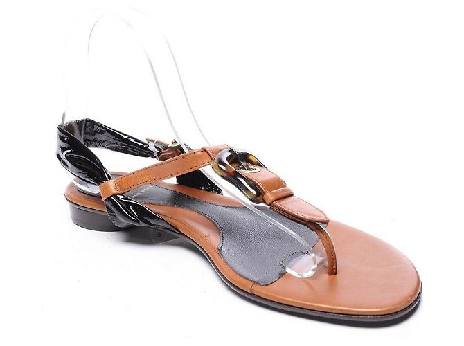 Fendi Sandalen Leder Braun - Ansicht 3