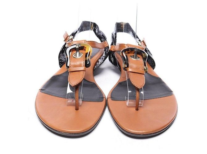 Fendi Sandalen Leder Braun - Ansicht 4