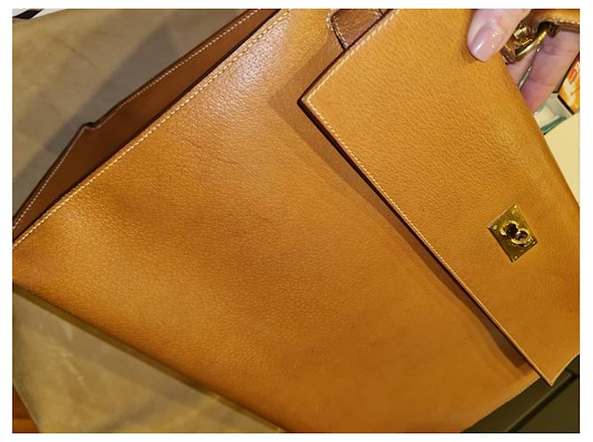 Hermès Kelly Hellbraun - Ansicht 19