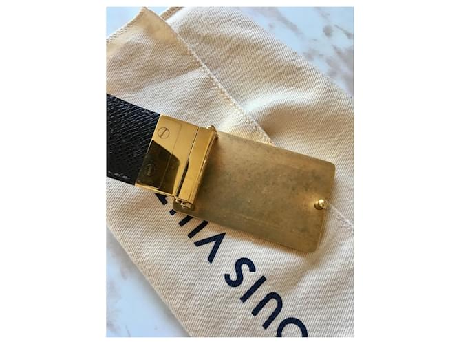 Louis Vuitton inventore Marrone Gold hardware - vista 8