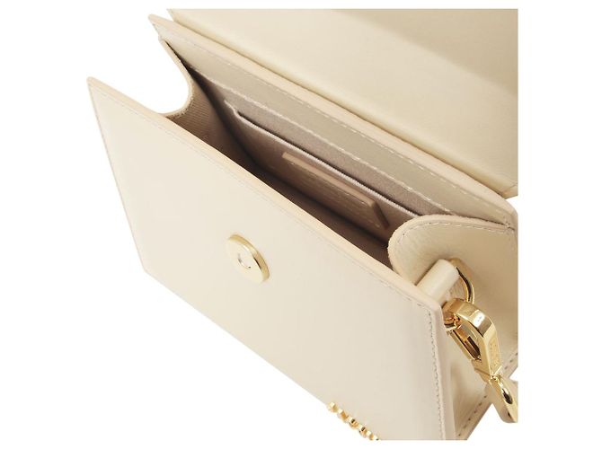 Jacquemus Borsa Le Chiquito Noeud in Pelle Beige - vista 3