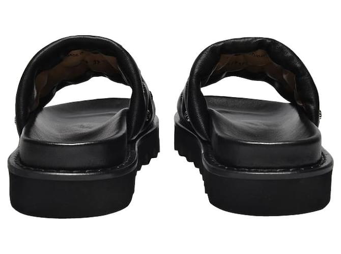 Toga Pulla Sandali in Pelle Nera Nero - vista 4