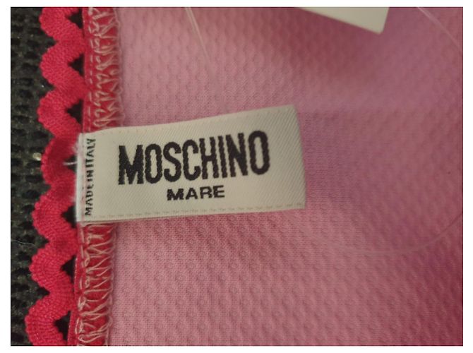 Top Moschino Mare de algodón rosa y rojo Roja - vista 5