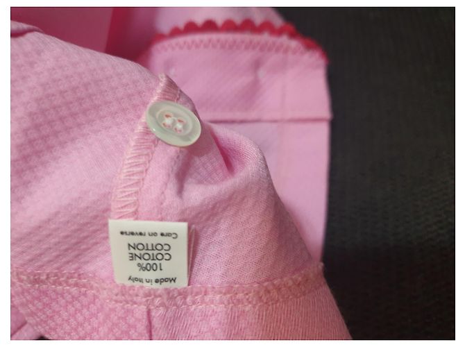 Top Moschino Mare de algodón rosa y rojo Roja - vista 9