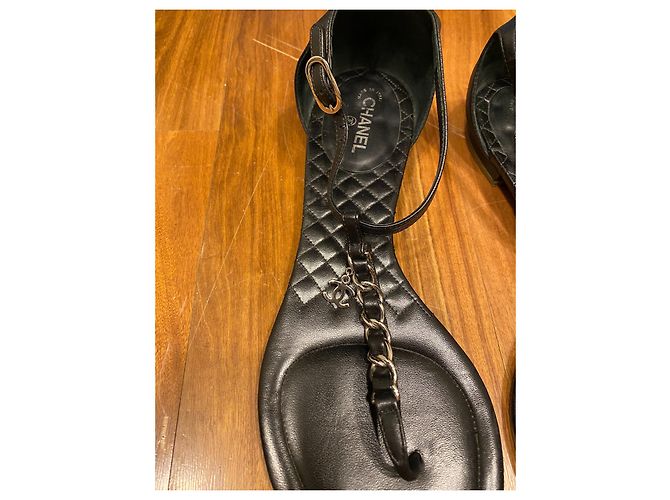 Chanel Sandalen Schwarz - Ansicht 2