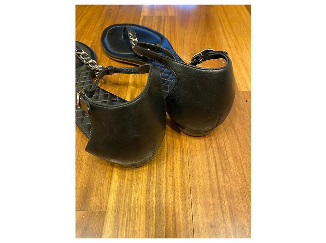 Chanel Sandalen Schwarz - Ansicht 3