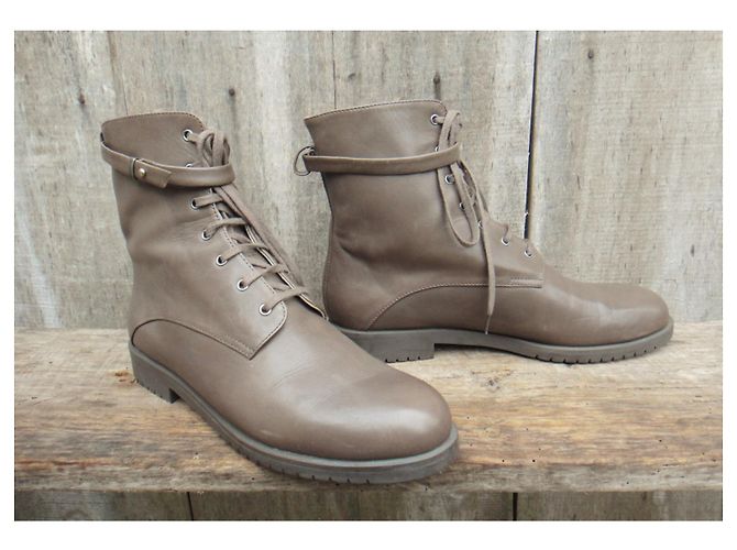 Jil Sander botas p 39,5 Marrón claro - vista 2