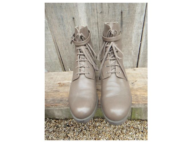 Jil Sander botas p 39,5 Marrón claro - vista 3
