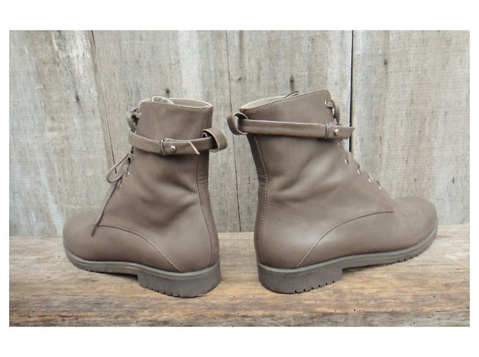 Jil Sander botas p 39,5 Marrón claro - vista 4