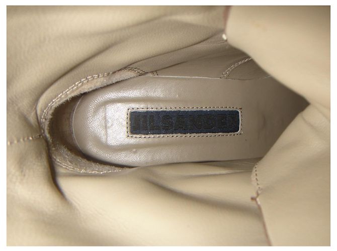 Jil Sander botas p 39,5 Marrón claro - vista 6
