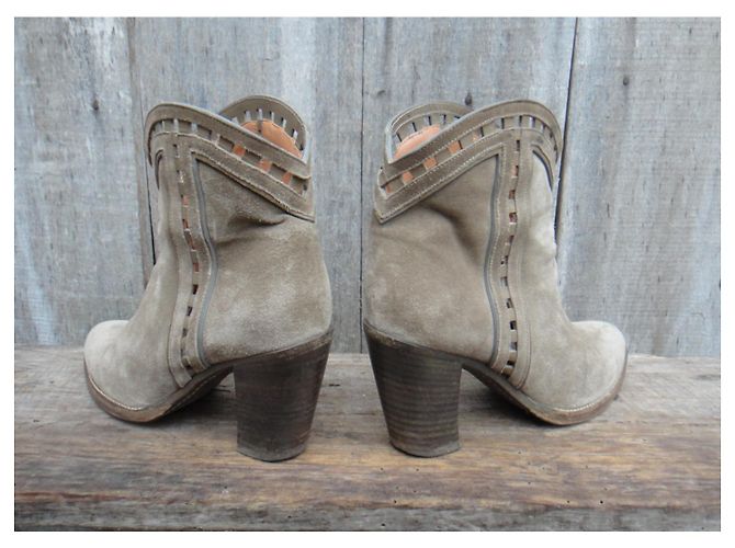 Sartore Ankle Boots Beige Deerskin 37 - view 4