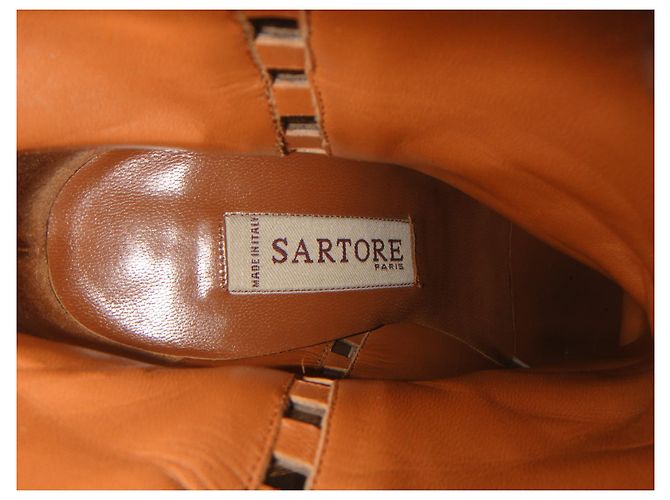 Sartore Ankle Boots Beige Deerskin 37 - view 7
