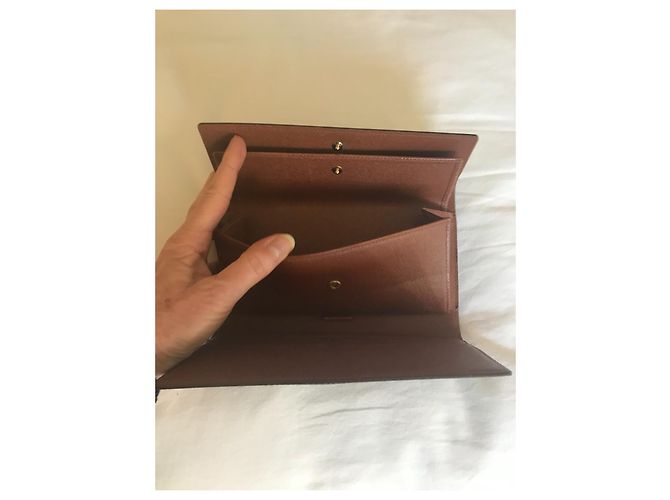 Louis Vuitton Purse - Card - Check book Dark brown - view 10