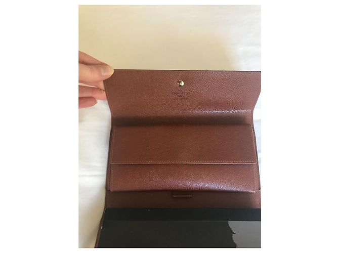 Louis Vuitton Purse - Card - Check book Dark brown - view 13