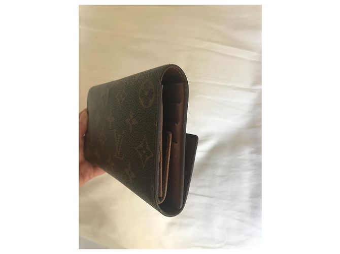 Louis Vuitton Purse - Card - Check book Dark brown - view 3