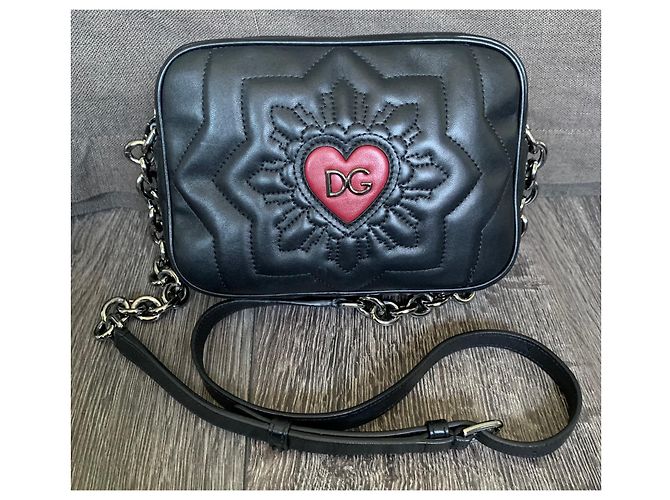 Dolce & Gabbana Borsa a tracolla matelassé Nero - vista 2