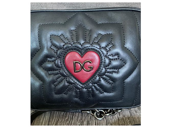 Dolce & Gabbana Borsa a tracolla matelassé Nero - vista 8