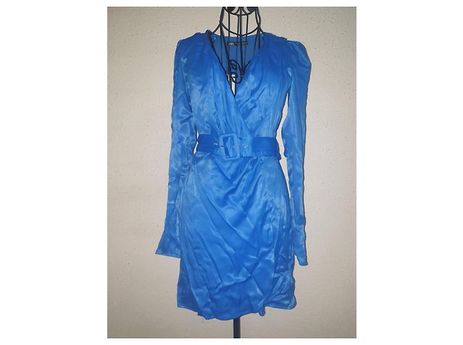 Zara Blazerkleid Größe XS Blau - Ansicht 11