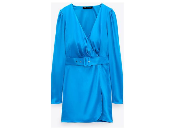 Zara Blazerkleid Größe XS Blau - Ansicht 2