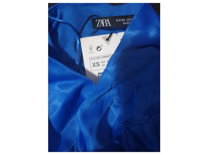Zara Blazerkleid Größe XS Blau - Ansicht 3