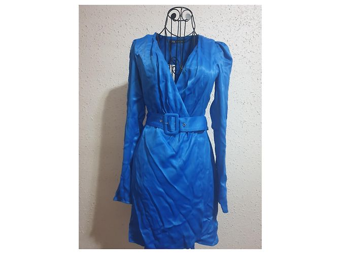 Zara Blazerkleid Größe XS Blau - Ansicht 4