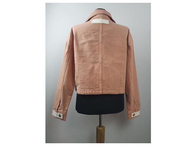 Autre Marque Chaqueta Sloane Coffee Ética Rosa de Algodón Multicolor - vista 4