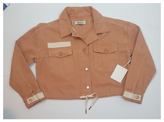Autre Marque Chaqueta Sloane Coffee Ética Rosa de Algodón Multicolor - vista 7