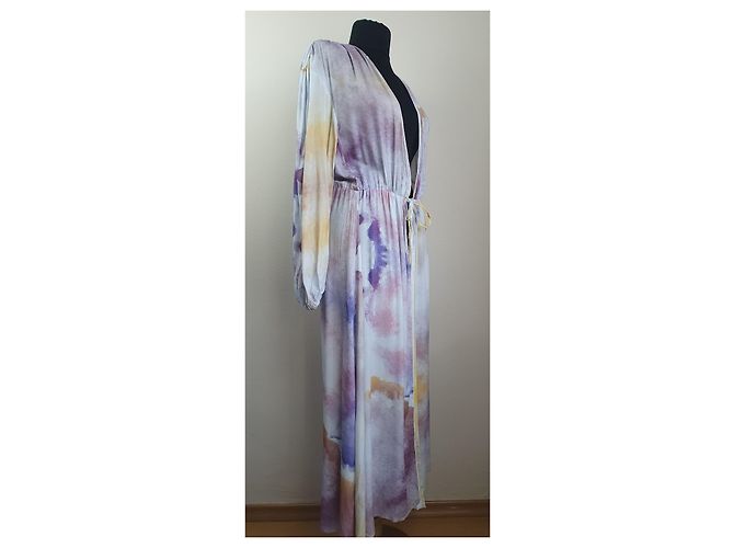 Autre Marque Aeryne Lange Strickjacke Viscose Mehrfarbig S Mehrfarben - Ansicht 3