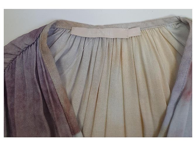 Autre Marque Aeryne Lange Strickjacke Viscose Mehrfarbig S Mehrfarben - Ansicht 5