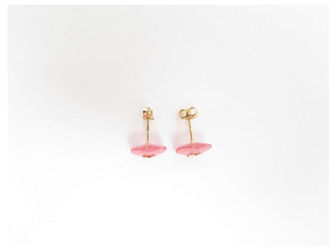 PENDIENTES NINE MORGANNE BELLO CHIP ORO 18PENDIENTES K RODOCROSITA Rosa - vista 2