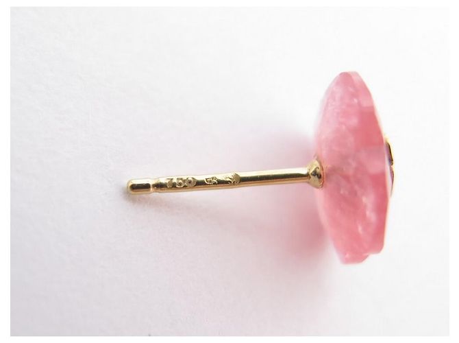 PENDIENTES NINE MORGANNE BELLO CHIP ORO 18PENDIENTES K RODOCROSITA Rosa - vista 3
