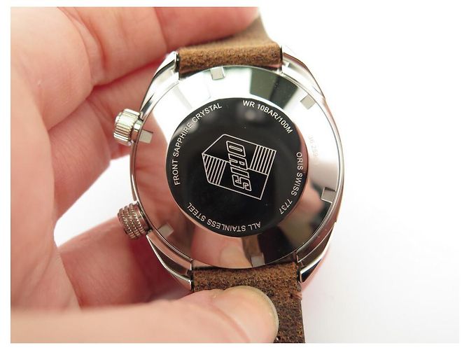 NOVO RELÓGIO DE AÇO ORIS CHRONORIS DATE 39 RELÓGIO AUTOMÁTICO CRONÓGRAFO MM Prata - vista 3