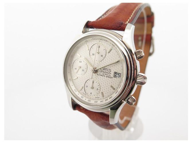 OROLOGIO ORIS D'EPOCA 7415 CRONOMETRO DATARIO IN ACCIAIO 38 OROLOGIO AUTOMATICO MM - vista 2