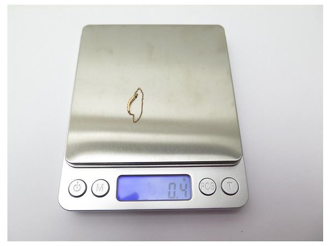 ANELLO CATENA A BARRA DJULA 58 Dr1085-UN ORO ROSA 18ANELLO IN ORO K E DIAMANTI D'oro - vista 3