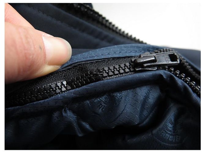 ABRIGO CHAQUETA BLAUER PARKA CHAQUETA DE PLUMAS CUELLO DE PIEL 48 CHAQUETA DE NYLON AZUL M Azul marino - vista 6