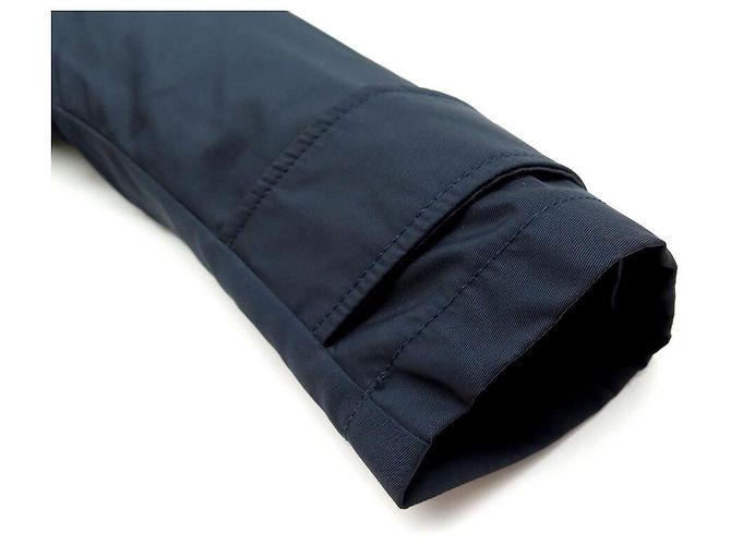 ABRIGO CHAQUETA BLAUER PARKA CHAQUETA DE PLUMAS CUELLO DE PIEL 48 CHAQUETA DE NYLON AZUL M Azul marino - vista 7