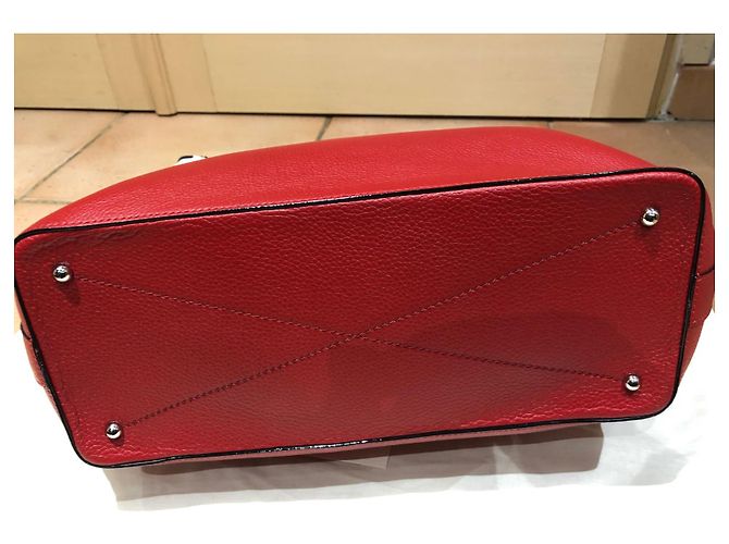 Borsa Lancel Neo Charlie in pelle rossa Rosso - vista 3