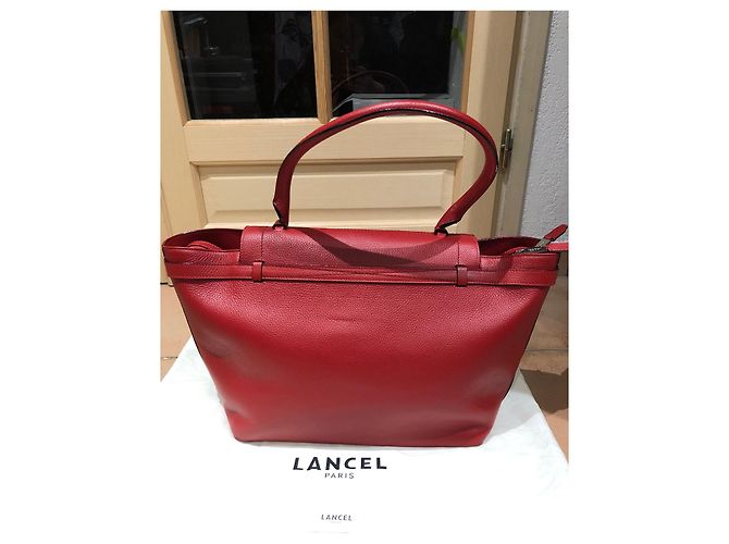 Borsa Lancel Neo Charlie in pelle rossa Rosso - vista 4
