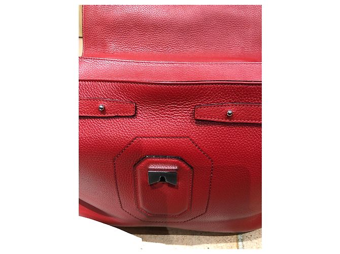 Borsa Lancel Neo Charlie in pelle rossa Rosso - vista 5