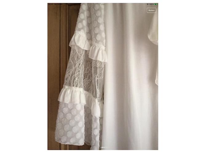 Elisa cavaletti Falda con 3/4 mangas Blanco - vista 3