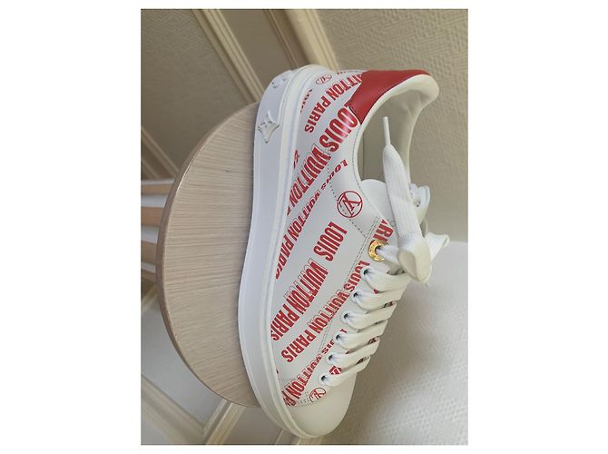 Sneaker Archlight Louis Vuitton Bianco Rosso - vista 3