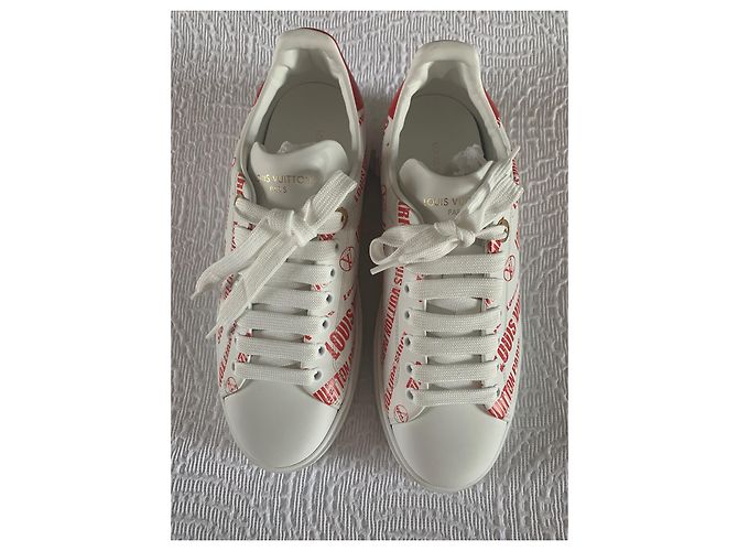 Sneaker Archlight Louis Vuitton Bianco Rosso - vista 5