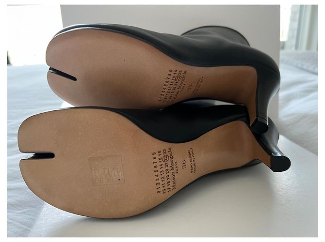 Maison Martin Margiela STIVALETTI MAISON MARGIELA TABI NERI Nero - vista 4